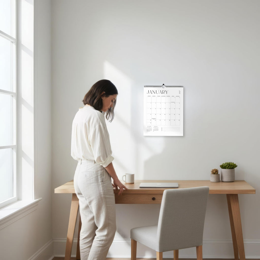 Beautiful 2026-2027 Wall Calendar - Runs from June 2026 until December 2027