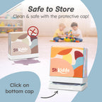 StiKiddo® Personalized Name Stamp for Clothing Kids Waterproof, Custom Name Stamp for Clothes, Paper & School Supplies, Customizable Fabric Stamp with Permanent & Waterproof Ink