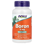 Buy now Now Foods Boron 3mg 100 Caps at indiglob india