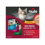 Nulo Wet Kitten Food, Silky Mousse, Variety Pack, 1.75 oz x 12