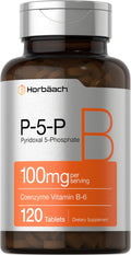 Horbäach P5P Activated Vitamin B6 100mg | 120 Vegetarian Tablets