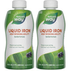 Nature’s Way Liquid Iron Supplement, 18 mg per Serving, Berry, 16 Fl Oz | Gentle Glycinate Iron, Fast-Absorbing Liquid, Iron for Red Blood Cell Support and Energy Metabolism*, No Sugar Added