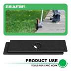 6Pack Edger Blades 8X2 Hole Diameter 1" Eco Edger Blade Replacement for Ryobi 613223, Echo 720-237-001, Stihl 4133-713-4101, Maruyama 216062. Green Machine 237001