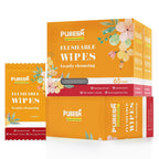 Buy now Flushable Butt Wipes Individually Wrapped Feminine Wipes for Women & Adults with Jasmine Scent, Vitamin-E & Aloe for at-Home Use (65 Count, pack of 3) at indiglob india
