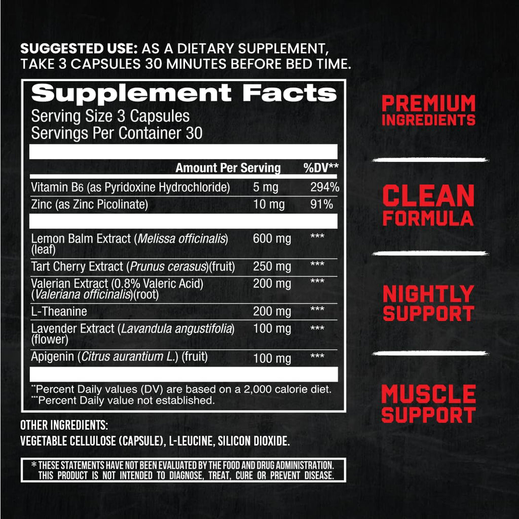 Jocko Fuel Good Night 2.0 Sleep Aid Supplement for Adults | 30 Serving