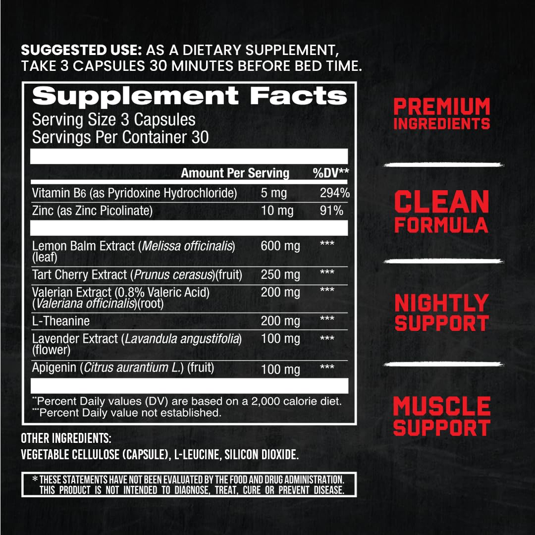 Jocko Fuel Good Night 2.0 Sleep Aid Supplement for Adults | 30 Serving