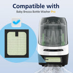 4 Pack HEPA Filter Replacement for Baby Brezza Baby Bottle Washer Pro