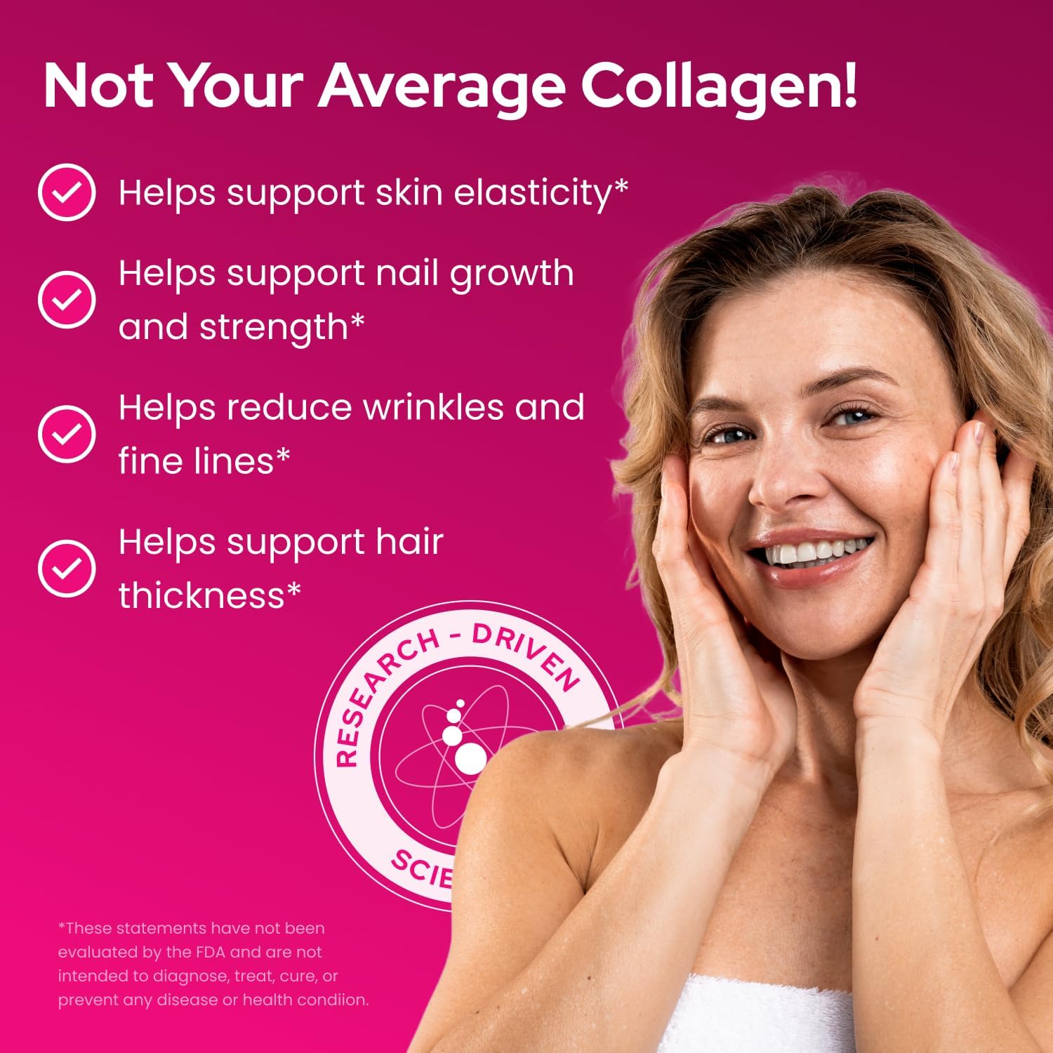 Collagen Peptides Powder, FORTIBONE®, FORTIGEL®, VERISOL®, Tendon Support | Premium Bone Health Collagen Peptides Supporting Bone, Joint, Skin, Hair And Nail, Anti Aging, Hydrolyzed Collagen, 90 Serv