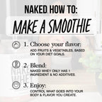 Buy now NAKED Whey 2LB 100% Grass Fed Whey Protein Powder - Only 1 Ingredient, Unflavored Whey Protein, Undenatured, Gluten Free, Soy Free, No GMOs, No Preservatives at indiglob india