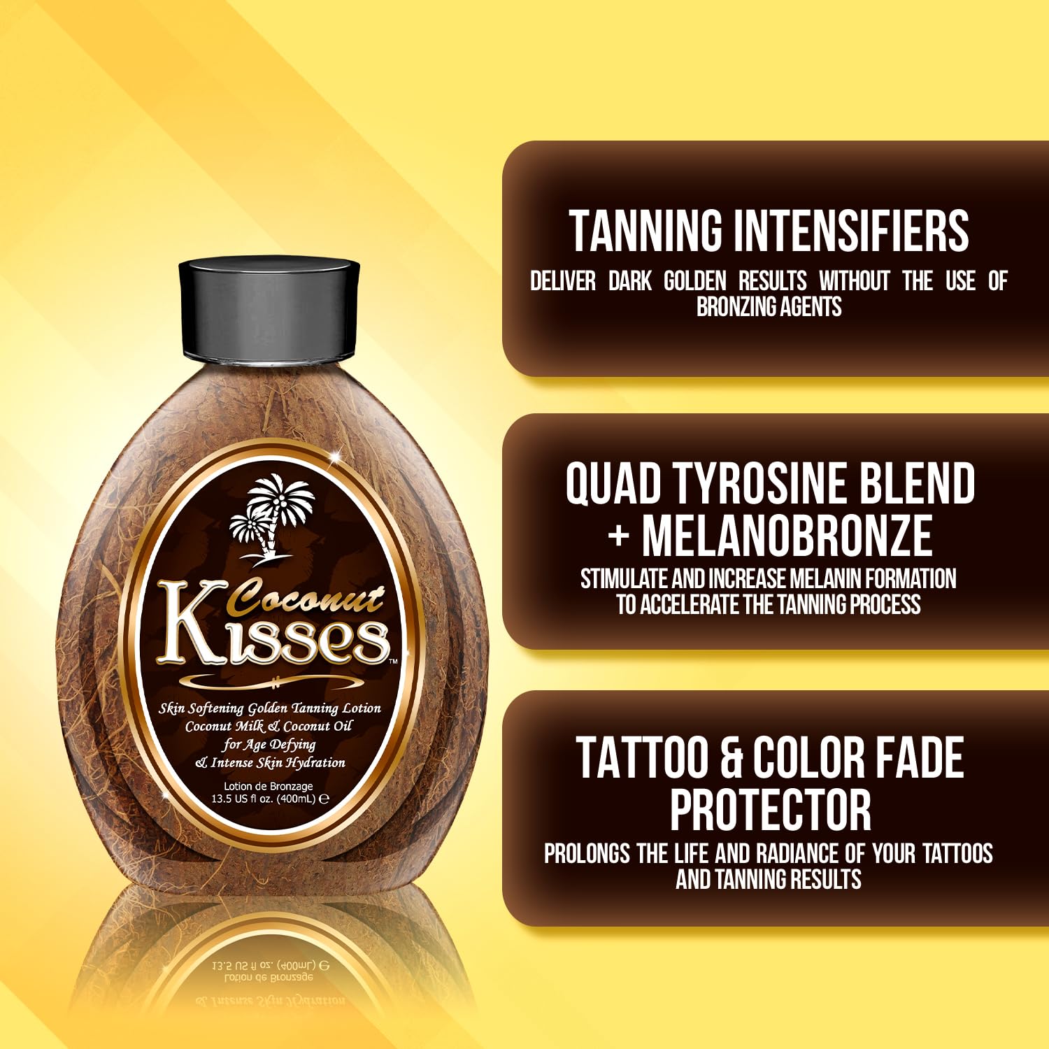 Buy now Ed Hardy Coconut Kisses Golden Tanning Lotion Cruelty Free, Gluten Free, Mineral Oil Free, DHA Free for All skin type, 13.5oz at indiglob india