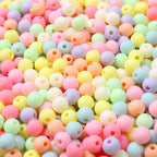 Buy now ToBeIT Color Beads Acrylic Round Beads Pastel Round Bead for DIY Necklace, Bracelet, Earring Jewelry Making (8mm-770pcs) at indiglob india