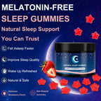 ZAYMAN Melatonin Free Sleep Gummies for Adults, Natural Sleep Aid, 60 Count