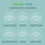 NOVEHA 60PCs Tea Tree Oil Eyelid & Lash Wipes | With Hyaluronic Acid, Green Tea & Chamomile For Blepharitis, Itchy & Stye Eyes, Individually Wrapped, Natural Eyelash Makeup Remover & Daily Cleanser