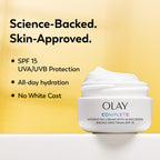 Buy now Olay Face Moisturizer Complete All Day UV Moisture Cream with Sunscreen SPF 15, Normal Skin, 2 Fl Oz (Pack of 3) at indiglob india
