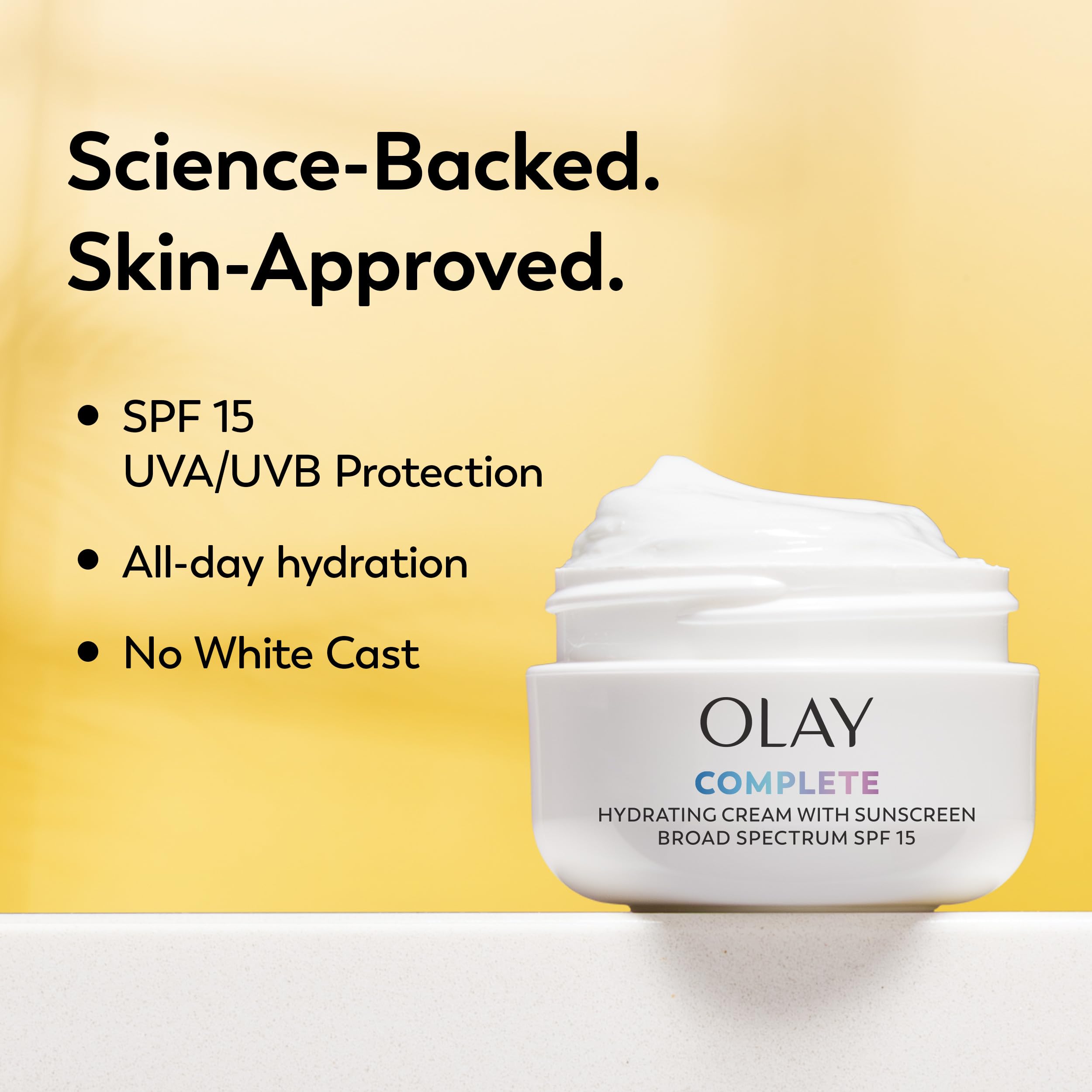 Buy now Olay Face Moisturizer Complete All Day UV Moisture Cream with Sunscreen SPF 15, Normal Skin, 2 Fl Oz (Pack of 3) at indiglob india