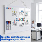Mr. Pen- Double-Sided Dry Erase Board for Wall, 16" x 12", Magnetic