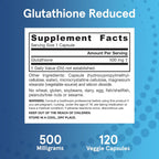 Buy now Jarrow Formulas Glutathione Reduced 500 mg - 120 Veggie Capsules - Intracellular Antioxidant - Quality Glutathione Supplements - Supports Recycling of Vitamins C & E - Non-GMO - Gluten Free - Vegan at indiglob india