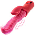MOMONII Vibrator Sex Toys Dildo with Tongue Licking Wriggling Pleasure