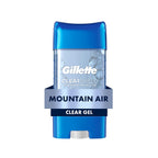 Buy now Gillette Antiperspirant and Deodorant for Men, 72hr Sweat & Odor Protection, Long Lasting Freshness, Anti-White Mark Technology, Clear Gel, Mountain Air Scent, 3.8 oz at indiglob india