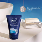 NIVEA MEN Maximum Hydration Face Wash, Provitamin B5 and Aloe Vera, 5 FL OZ | Hydrating Face Wash for Men, Provitamin B5 and Aloe Vera, Refreshes and Cleanses without Drying, Dermatologically Tested