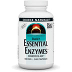 Buy now Source Naturals Essential Enzymes in Vegetarian Capsules, Digestive Aid* 500 Mg - 240 Capsules at indiglob india