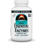 Buy now Source Naturals Essential Enzymes in Vegetarian Capsules, Digestive Aid* 500 Mg - 240 Capsules 240 Count (Pack of 1) Unflavored at indiglob india