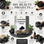 Herbs Botanica Activated Charcoal Powder, Food Grade, 2 oz