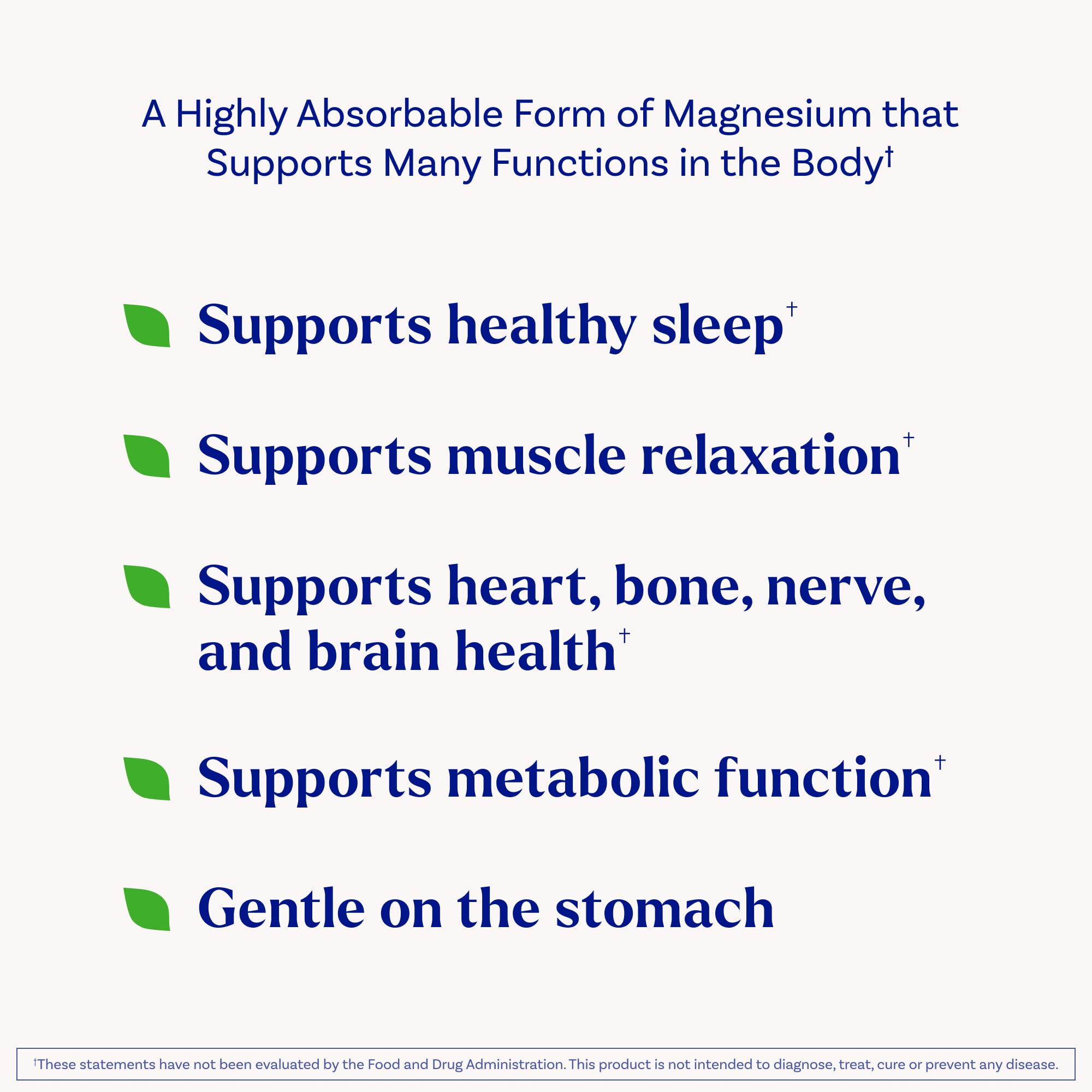Natrol High Absorption Magnesium Glycinate 240 mg, 120 Capsules | Supports Healthy Sleep & Body, Gentle on Stomach, Supports Muscle Relaxation, Heart, Bone, Nerve & Brain Health