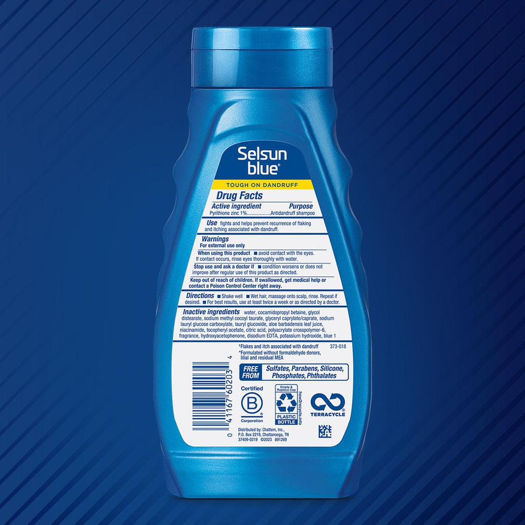 Buy now Selsun Blue Itchy Dry Scalp Anti-Dandruff Shampoo, 11 fl. oz., Extra-Hydrating Formula, Pyrithione Zinc 1% at indiglob india