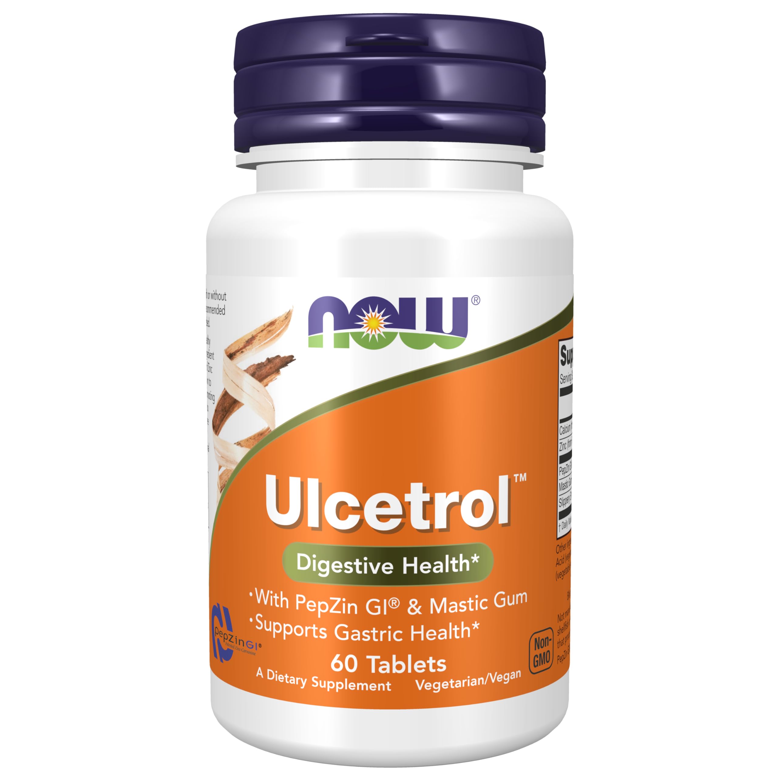 Buy now NOW Foods Supplements Ulcetrolâ„¢, Digestive Health*, With PepZin GIÂ® & Mastic Gum, Supports Gastric Health*, 60 Tablets at indiglob india