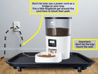 Ant Proof Tray - Waterless, Moat Free Cat and Dog Food Tray for Crawling Pest Free Pet Food Feeding Station. Kitchen Sweets and Trash, Ant Free Platform.