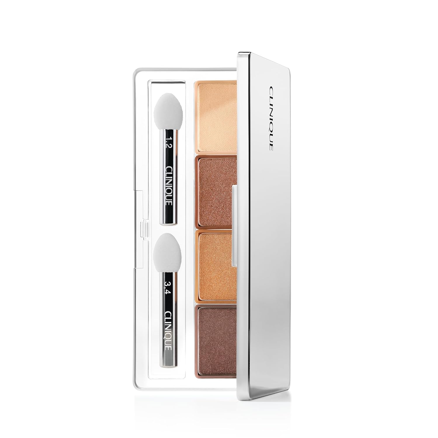 Buy now Clinique All About Shadow Eye Shadow Quad | Long Lasting, Crease + Fade Resistant + Safe For Sensitive Eyes AD Morning Java - Shimmer at indiglob india