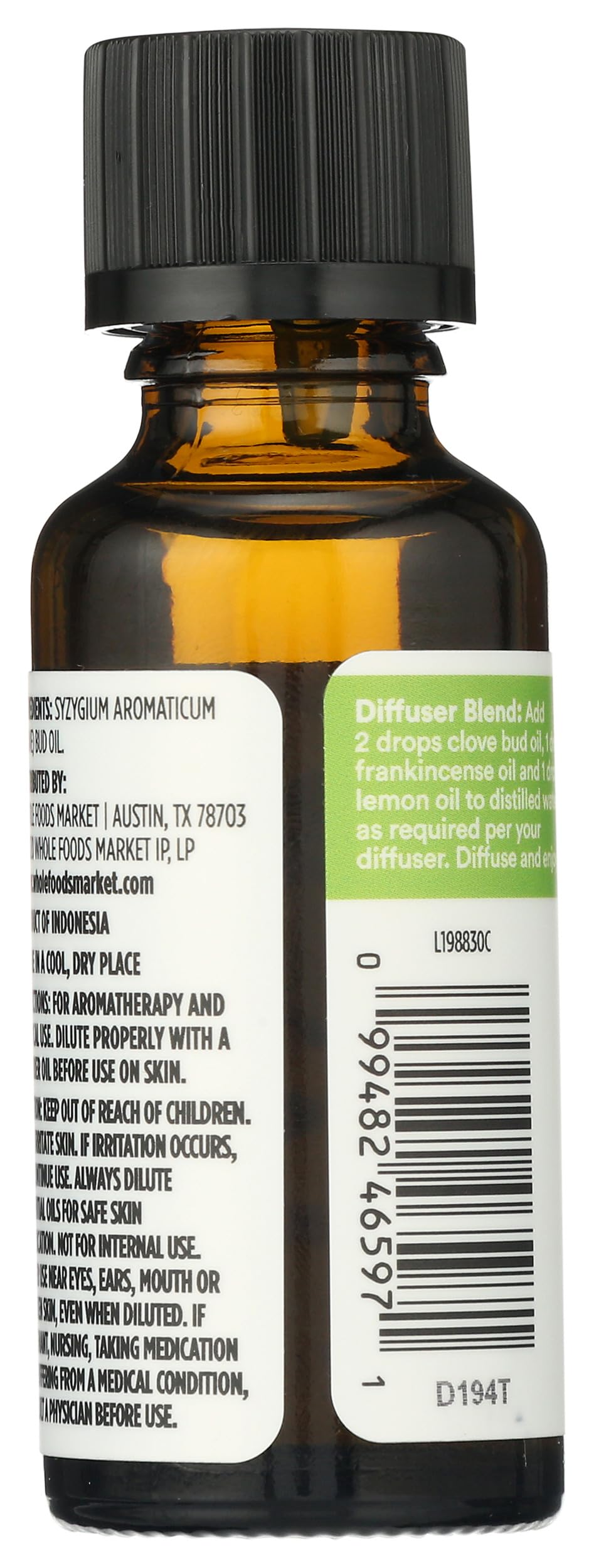 365 by Whole Foods Market, 100% Essential Oil Clove Bud, 1 Ounce