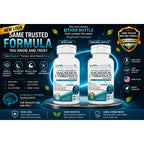 Kappa Nutrition Powered by Magbrain™ Magnesium L-Threonate Plant-Based, 420mg Elemental Magnesium (3 Capsules) from 2,253mg, 120 Vegan Capsules, Brain, Sleep & Muscle Support.