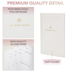 Mr. Pen- Selah Church Notes Journal – Gold Foil Cover, 5.1” x 7.8”