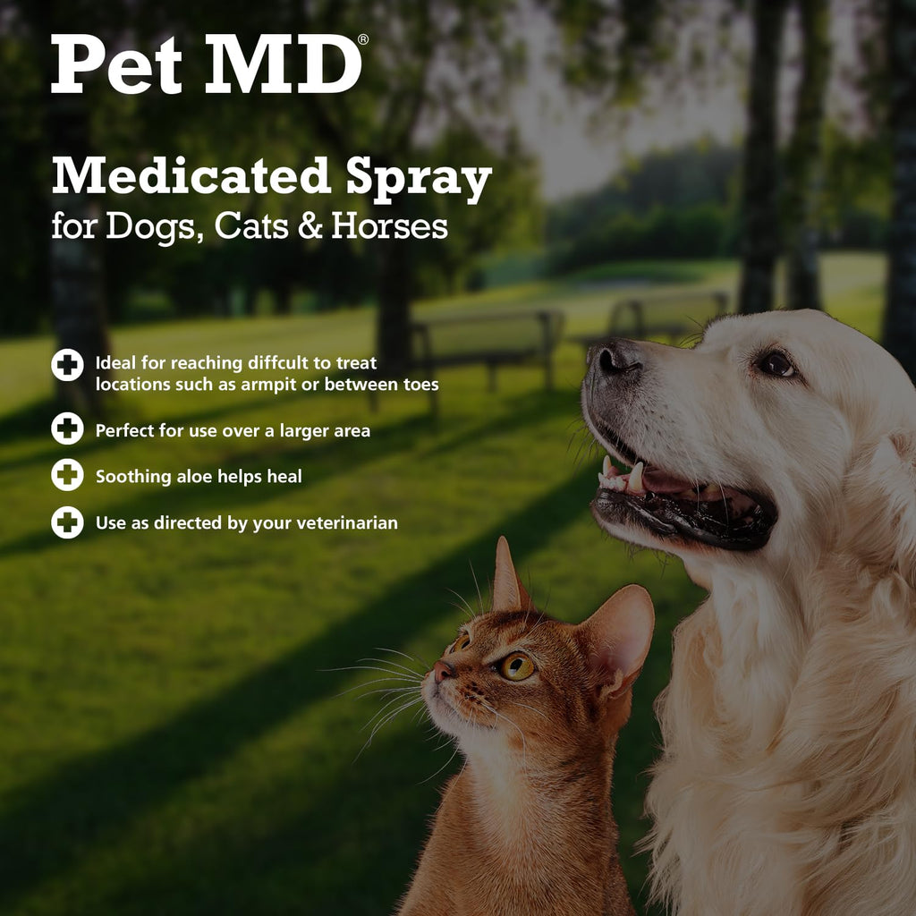 Pet MD Topical Spray for Dogs, Cats, and Horses - 8 oz