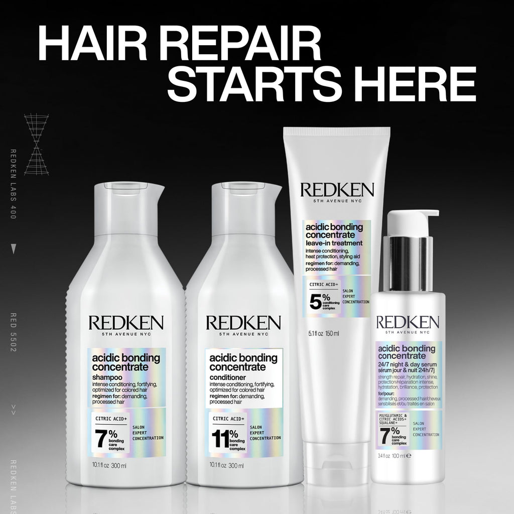 Redken Acidic Bonding Concentrate Shampoo – For Damaged Hair Repair