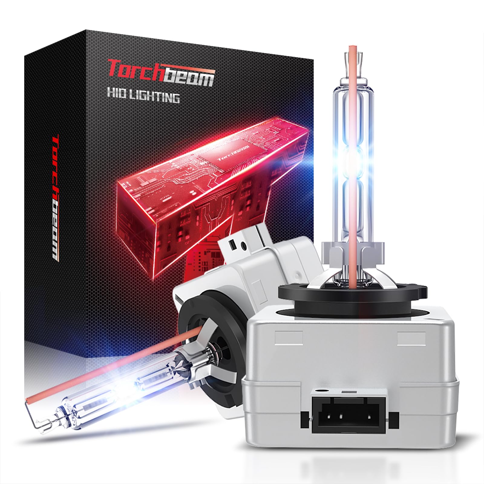 Buy now Torchbeam D3S HID Bulbs, 6000K Cool White, 35W 66340 42403 42302 (42403C1) Replace HID Xenon Bulbs, (Not fit Halogen Assembly), Pack of 2 D3S 8000K at indiglob india