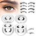 Higu clace Magnetic Eyelashes 4Pairs Magnetic Lashes with Applicator(E)