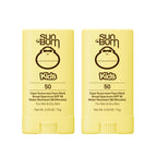Sun Bum Kids SPF 50 Clear Face Stick Sunscreen - Travel Size, 0.53 oz | Wet or Dry Skin Application, Broad Spectrum with Vitamin E, Hawaii Act 104 Compliant (Without Octinoxate & Oxybenzone)