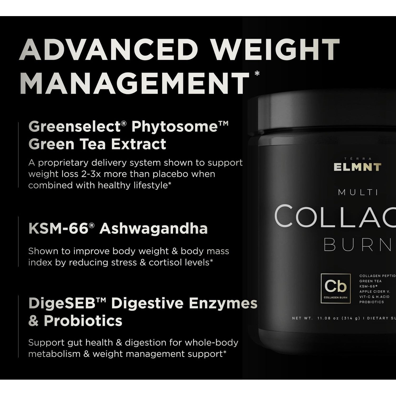 Super Collagen Powder for Women Weight Loss + Beauty w. Probiotics, Hyaluronic Acid, ACV, KSM-66, Biotin - Premium Multi Collagen Peptides Protein Supplement Colageno for Women (Unflavored)
