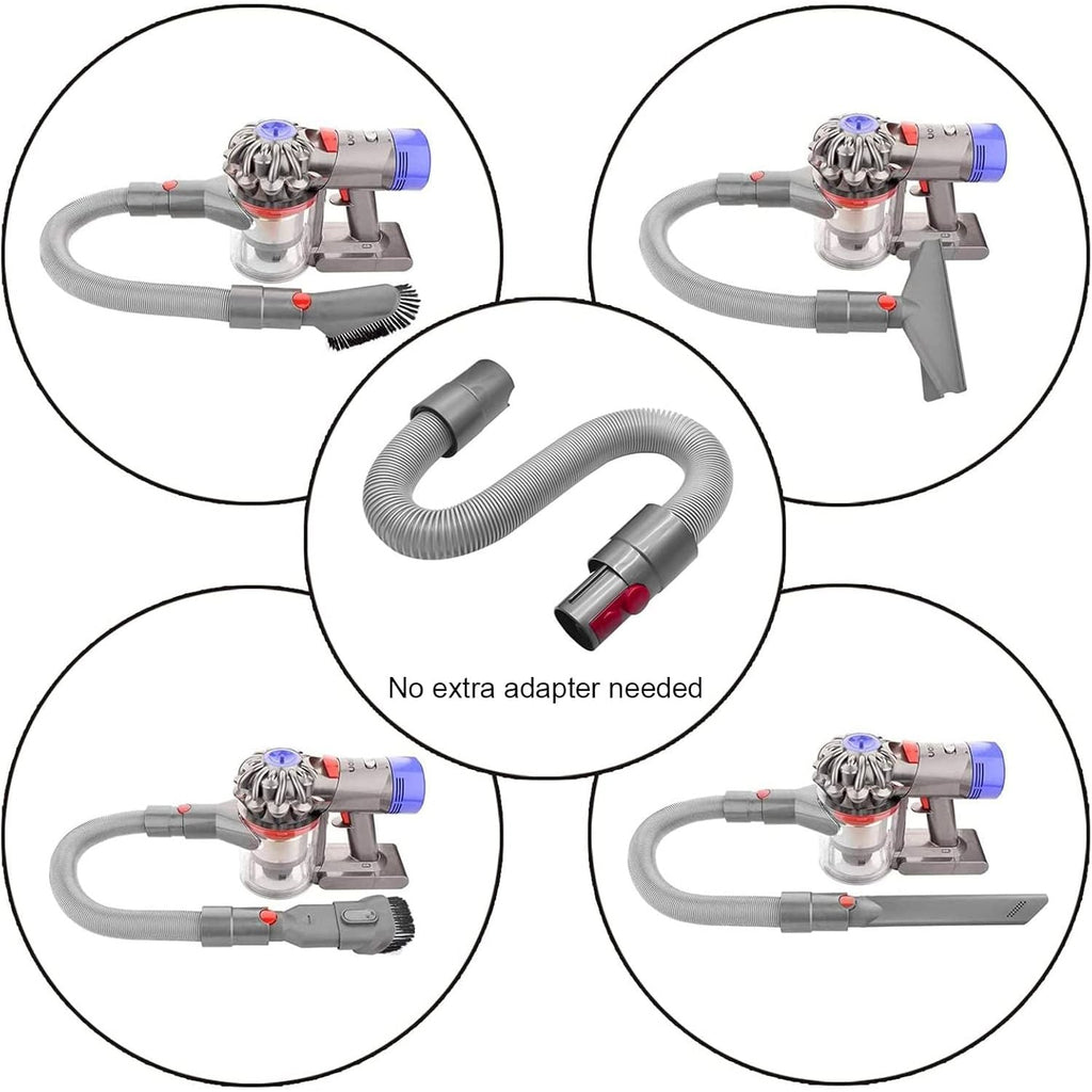 Buy now Attachments Tools Kit Compatible with Dyson V15 V12 V11 V10 V8 V7 Cordless Stick Vacuum Cleaner Accessory Replacement Including Flexible Hose, Crevice Tool, Mattress Tool, Stiff Dust Brush at indiglob india