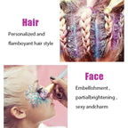 Buy now MEICOLY Pink and Clear White Face Body Glitter Set,Pink Face Glitter Gel,Singer Concerts Festival Rave Accessories,Glitter Face Paint for Women Kids,Mermaid Glitter Makeup,Body Glitter for Women at indiglob india