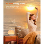 Dreamegg Sunrise Alarm Clock, Natural Wake up Light, White Noise Machine