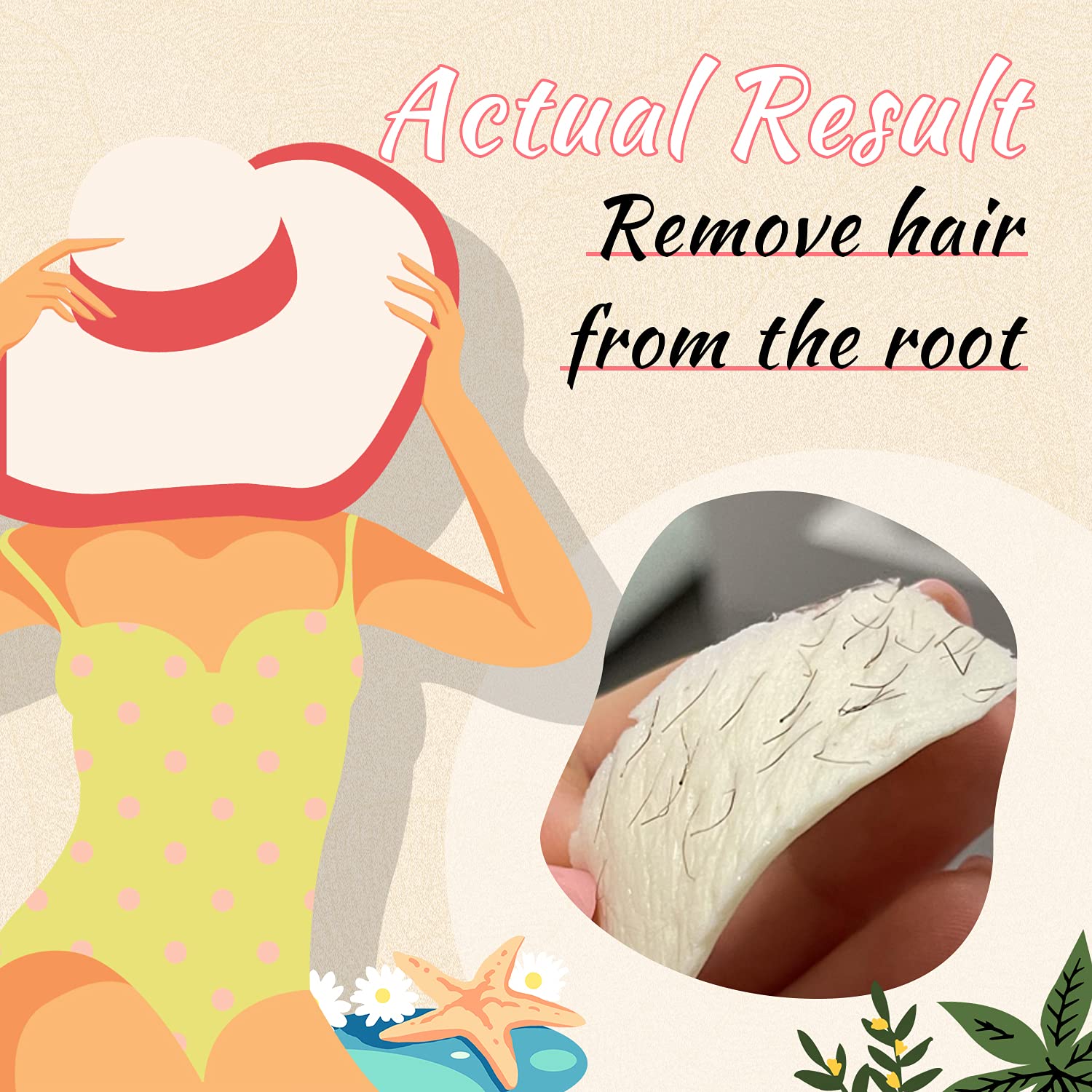 Buy now Ajoura 1lb Refill Wax Beans for Hair Removal Kit, Brazilian Coarse Waxing for Bikini, Face, Eyebrow, Back, Chest, Legs, Armpit, At Home Waxing Beads for Women Men at indiglob india