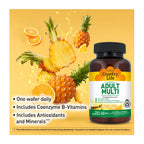 Country Life Adult Chewable Multivitamin, Pineapple Orange, 60 Wafers