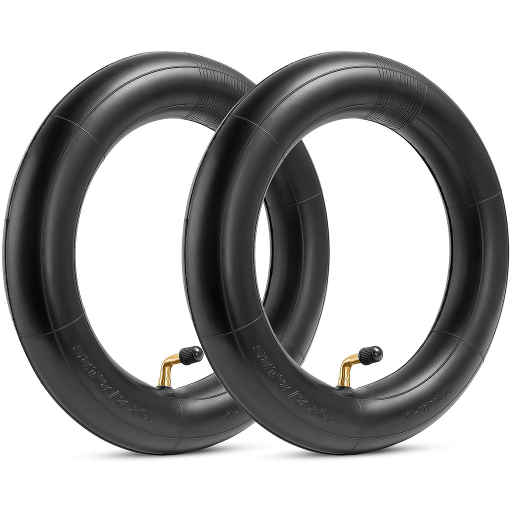 Heavy-Duty 10X2 Scooter Tubes Thicker 40% 10x2.125 Inner Tube Compatible with 10x1.90 10x1.95 10 x 2.0 10 x 2.125 54-152 Most E-Bike Tire Tube Electric Scooter Tubes 2-Pack