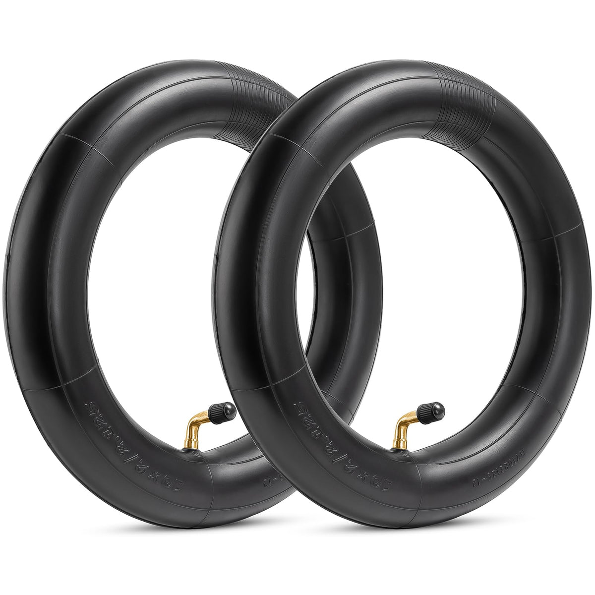 Heavy-Duty 10X2 Scooter Tubes Thicker 40% 10x2.125 Inner Tube Compatible with 10x1.90 10x1.95 10 x 2.0 10 x 2.125 54-152 Most E-Bike Tire Tube Electric Scooter Tubes 2-Pack