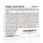 ORIENTLEAF Kojic Acid Soap, Turmeric Soap Bar, Fresh Citurs Scent, Gentle for face and body with Vitamin C, Shea Butter, Retinol, Olive Oil, Collagen (6 PACK)