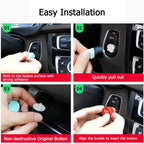 Buy now Jaronx Sports Red Start Stop Engine Switch Button Compatible with BMW,Power Ignition Start Stop Button Replacement(Compatible with BMW 1 2 3 4 5 6 7 X1 X3 X4 X5 X6/F30 F10 F01 F15 G01 G30 G31 G11 G12) at indiglob india